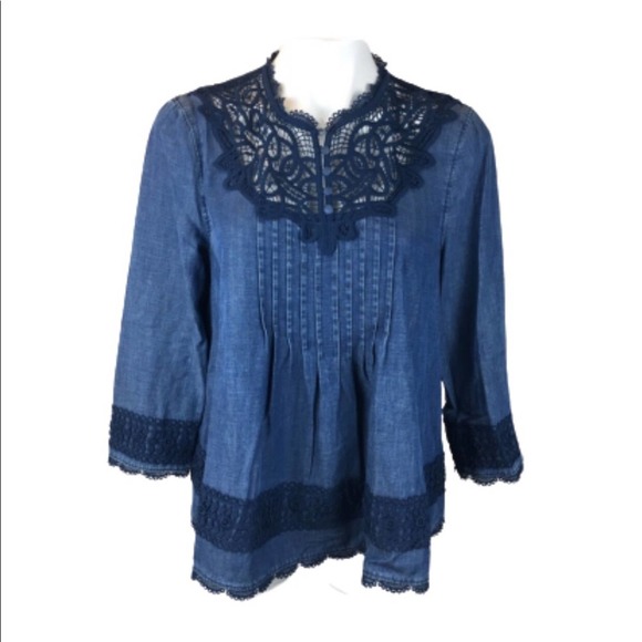 Anthropologie | Holding Horses Pilgrim Top | Size Large - Picture 2 of 10